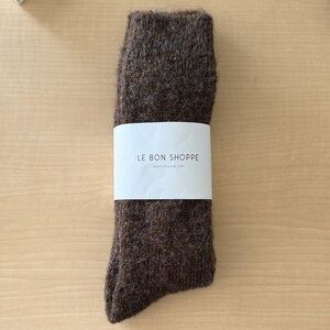 Le Bon Shoppe Margot socks in brown - fits women’s sizes 6-10